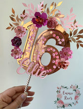 Load image into Gallery viewer, Cake Topper - Number shaker
