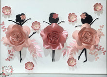 Load image into Gallery viewer, Floral Picture Art - Ballerinas
